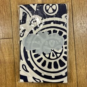 Serena & Lily Catalina 1 euro sham, 1 duvet cover for full/double bed- 80”/80”